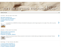 Tablet Screenshot of enarenasmovedizas.com
